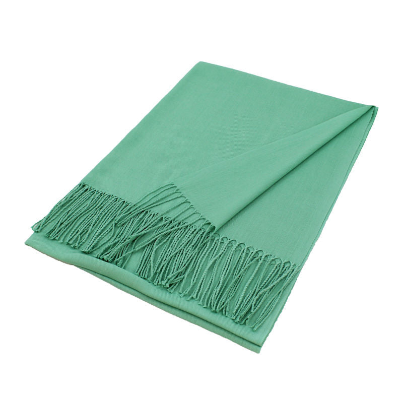 Solid Color Pashmina Scarf Shawl XW