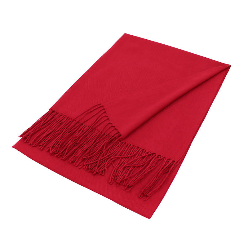 Solid Color Pashmina Scarf Shawls