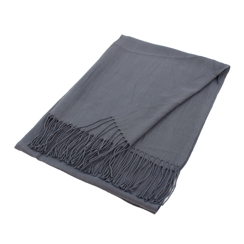 Solid Color Pashmina Scarf Shawl XW