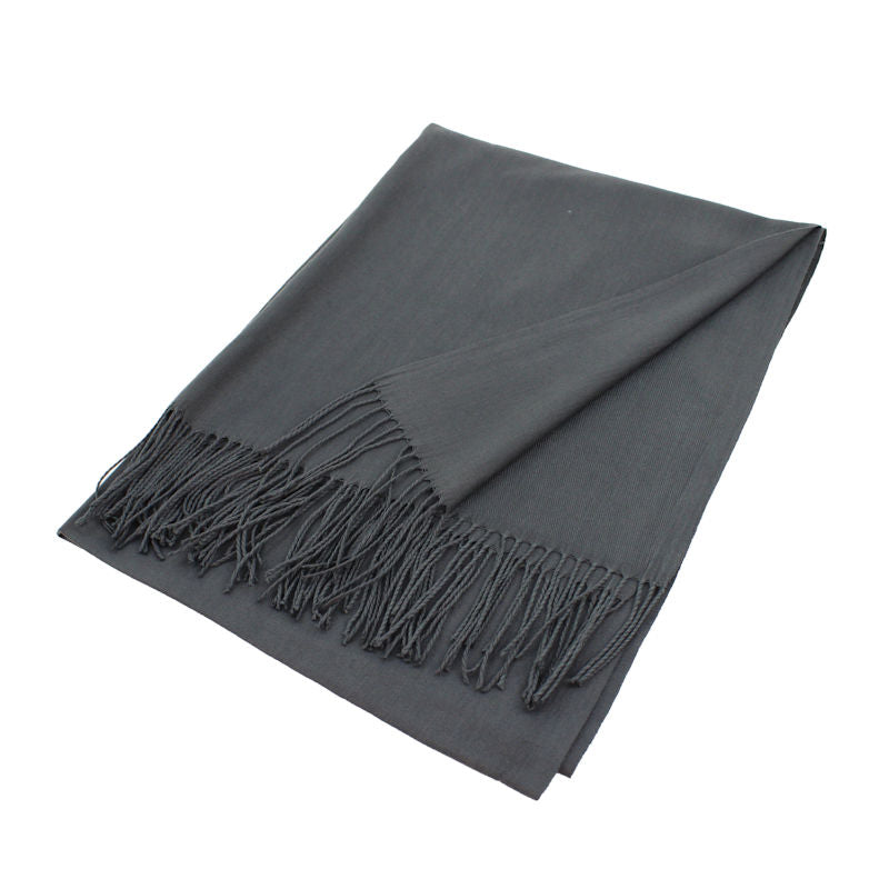 Solid Color Pashmina Scarf Shawl XW
