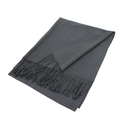 Solid Color Pashmina Scarf Shawl XW