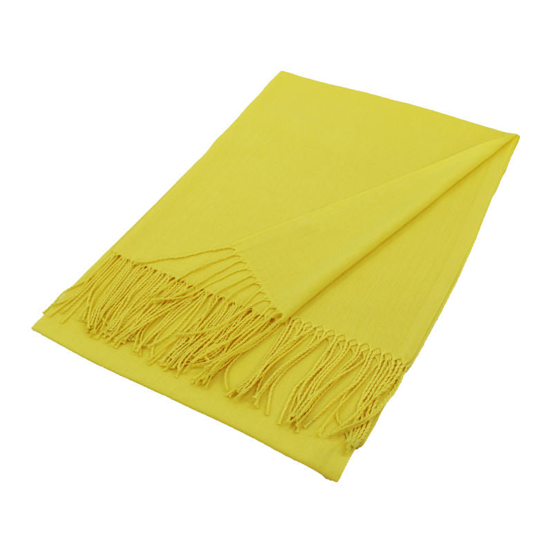 Solid Color Pashmina Scarf Shawl XW