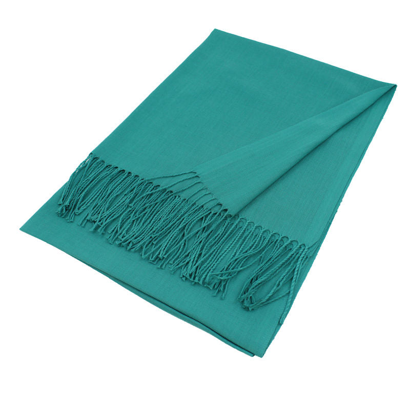 Solid Color Pashmina Scarf Shawl XW