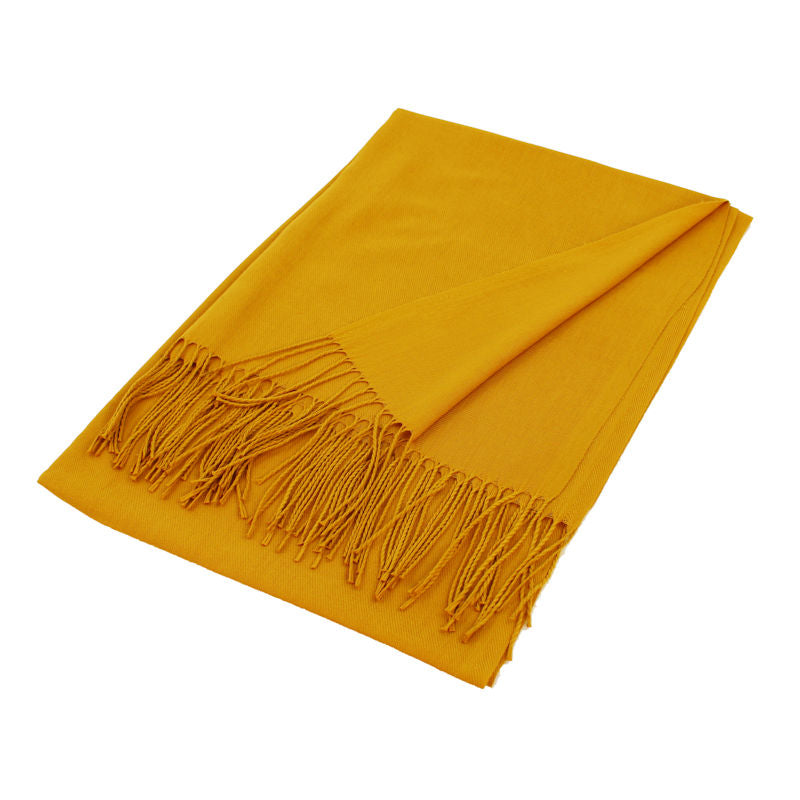 Solid Color Pashmina Scarf Shawls