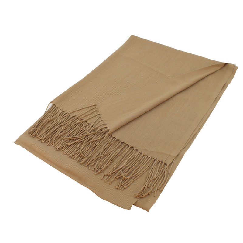 Solid Color Pashmina Scarf Shawl XW