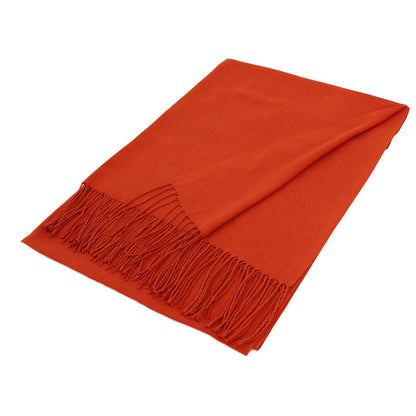 Solid Color Pashmina Scarf Shawl XW