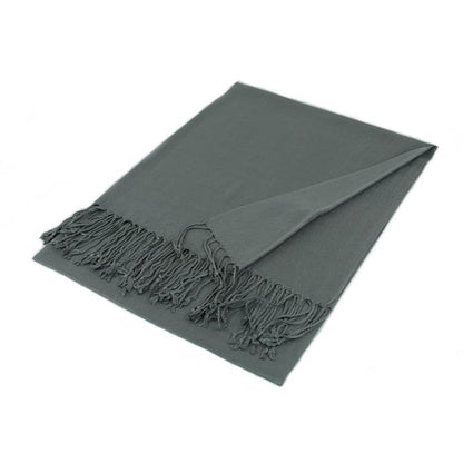 Solid Color Pashmina Scarf Shawl XW